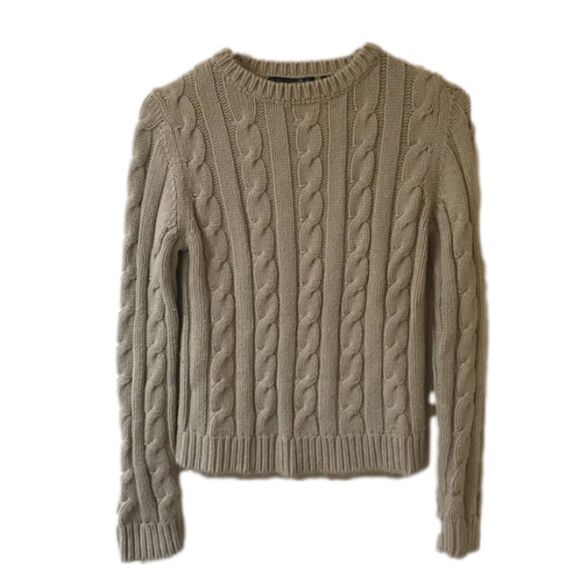 Express Tan Sweater women’s size medium - Picture 1 of 7